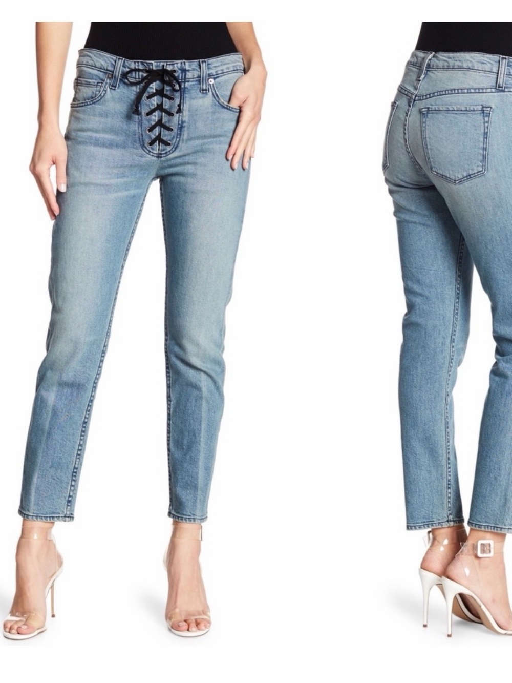 A.L.C | Yoko lace-up jeans